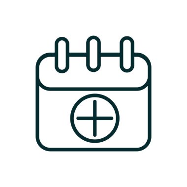 takvim tarihi anımsatma ekipmanı tıbbi simge satırı