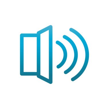 ses kullanıcı arayüzü mavi gradyan