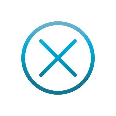 hata sembolü kullanıcı arayüzü mavi gradyan