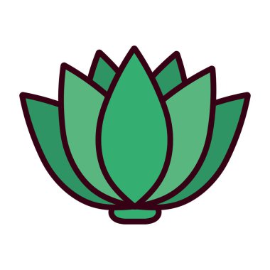 İzole çiçek süsleme vektör tasarımı