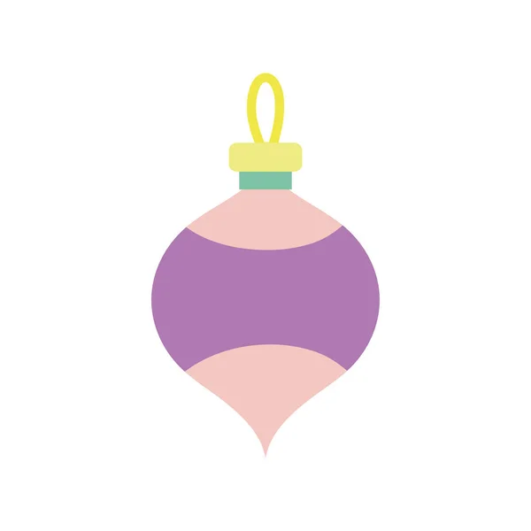 Celebración de navidades navideñas fiesta decoración de balones de colores. — Archivo Imágenes Vectoriales