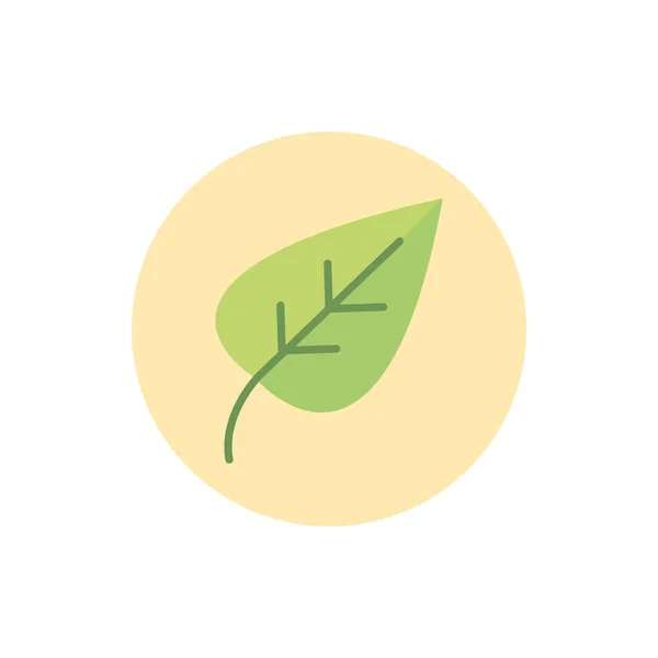 Leaf environment green energy block icon — стоковый вектор