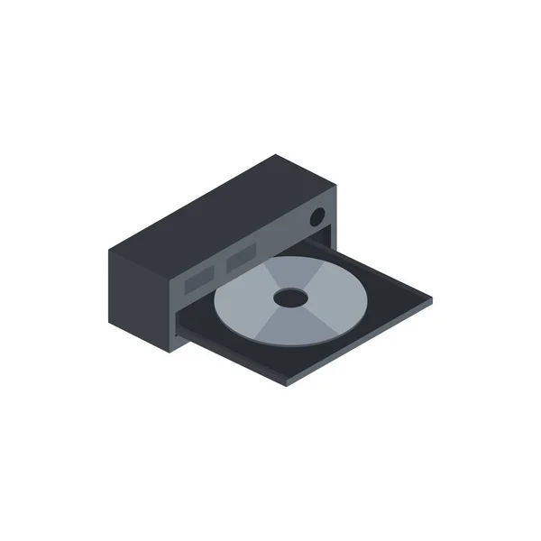 Dvd case technology hardware device computer isometric — 스톡 벡터