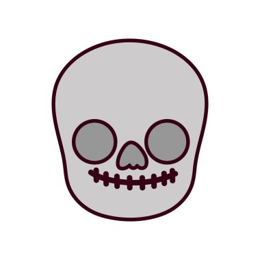 İzole edilmiş Meksika kafa tasarımı