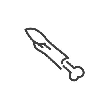 zombie bone trick or treat happy halloween line style