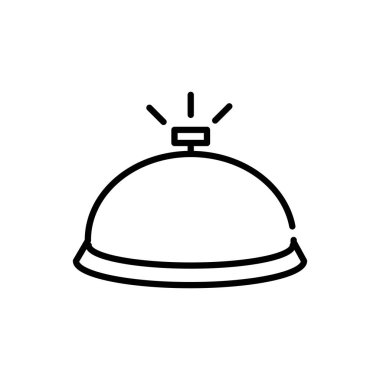 bell hotel reception tourism travel thick line