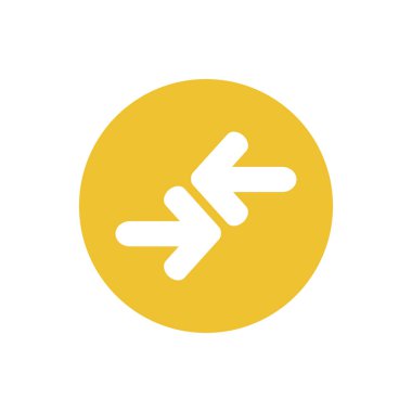 icon of transfer arrow in color circle