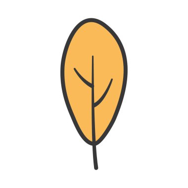 Beyaz arkaplanda sonbahar yaprağı yeşilliği