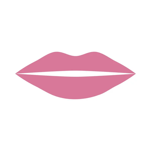 Sexy female lips pop art style — Stock Vector