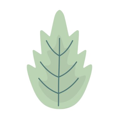 white background with gree leaf foliage