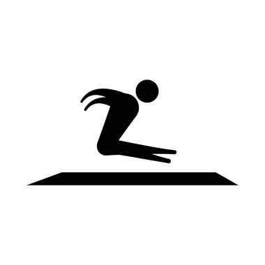 Avatar spor düz vektör tasarımı yapıyor