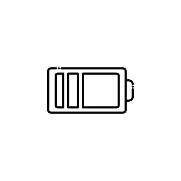 Design de vetor de ícone de bateria isolado —  Vetores de Stock