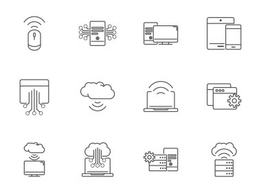 dijital devre kartı simgeleri satırı ayarla