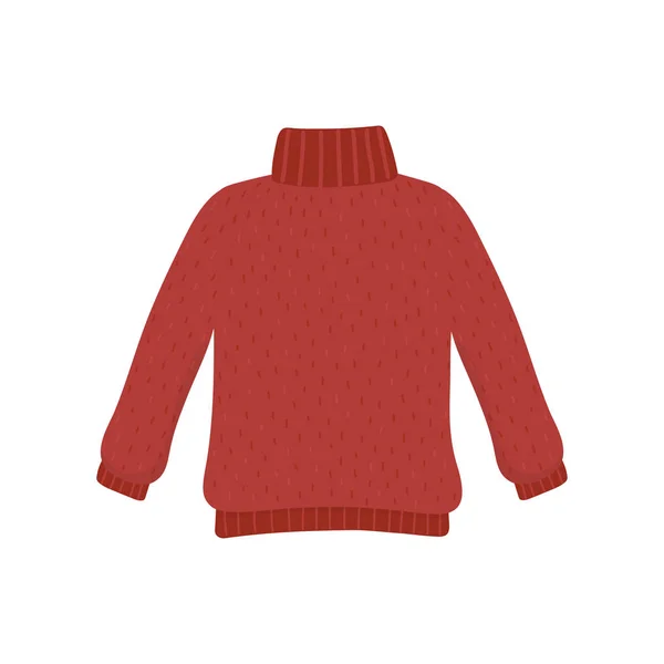 Красный уродливый свитер — стоковый вектор