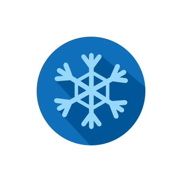 Isolated snowflake icon block vector design — Stok Vektör