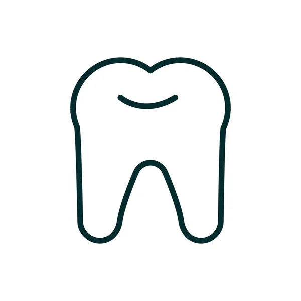 Dental medical dentistry icon line — Stockvector