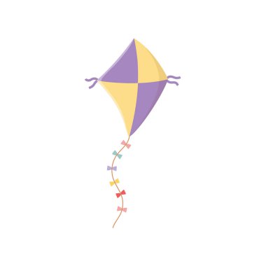 Isolated kite toy vector design clipart