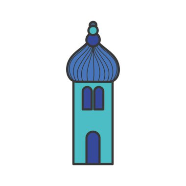 Arap kalesi klasik antika ikonu