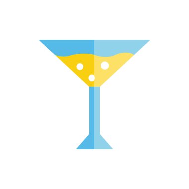 Isolated cocktail icon flat vector design