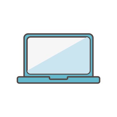 laptop computer social media icon