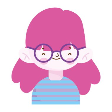 Sevimli küçük kız portresi, çocuklar