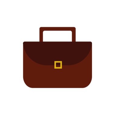 Isolated suitcase icon flat vector design