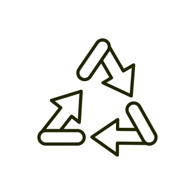 Çevre ekoloji satırını geri dönüştür ve doldur