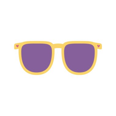 sunglasses accessory fashion icon on white background