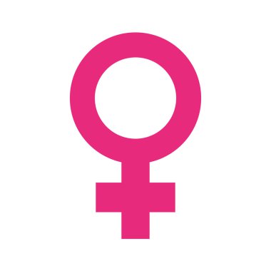 female gender symbol pop art style