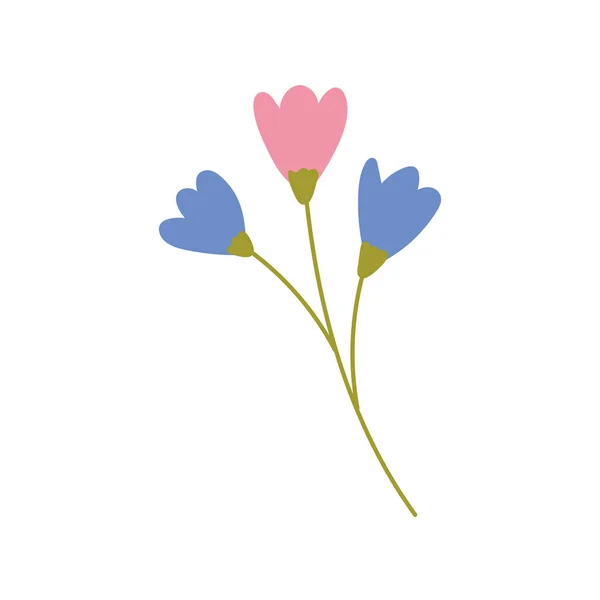 Dekoracyjne charakter ozdoba kwiat ikona — Wektor stockowy