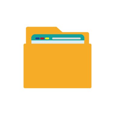 İzole edilmiş web sitesi düz vektör tasarımı