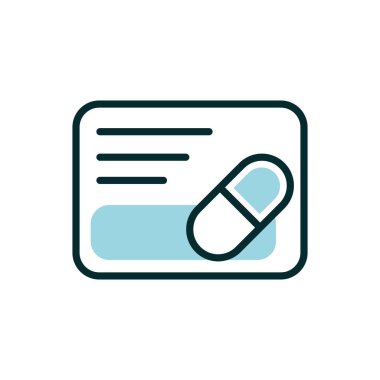 tıbbi reçeteli simge satırı doldur