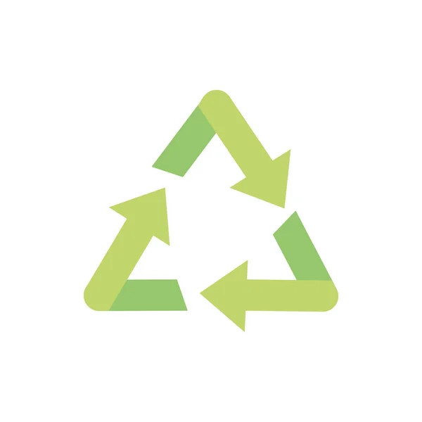 Recycling Umwelt grüne Energie Symbol — Stockvektor