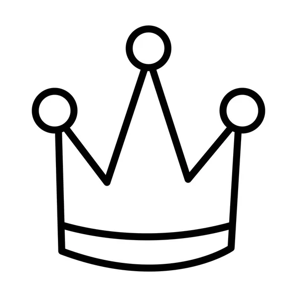 Crown queen pop art style — Vector de stock