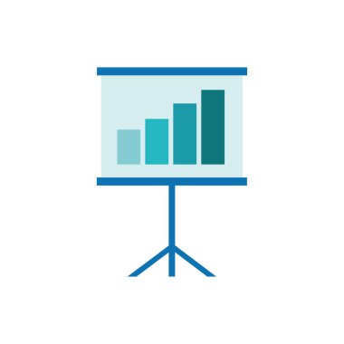 İzole edilmiş iş akışı simgesi düz vektör tasarımı