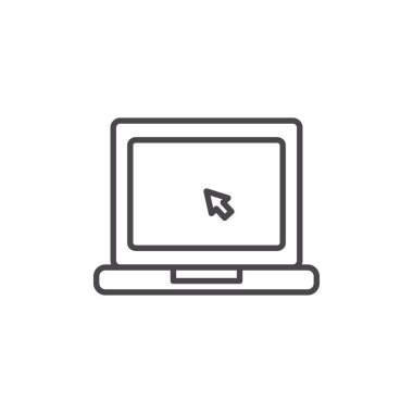 Yalıtılmış dizüstü vektör tasarımı