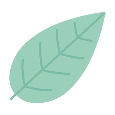 İzole yaprak tasarım vektör illüstrasyon