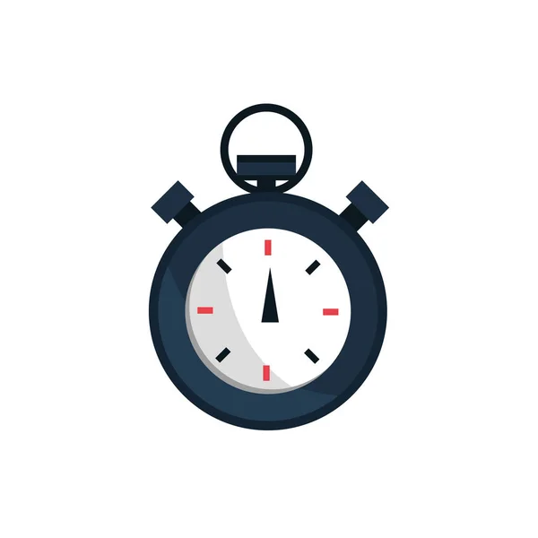 Stopwatch office work business equipment icon — Stockvector