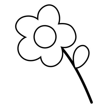 İzole tasarlamak vektör çiçek