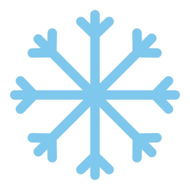 Mutlu Noeller kar tanesi vektör tasarımı