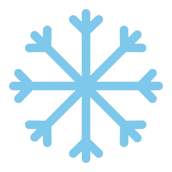 Joyeux Noël conception vectorielle de flocon de neige — Image vectorielle