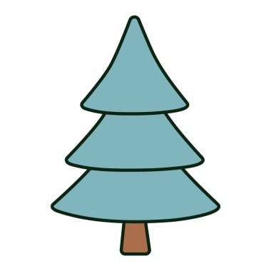 çam ağacı yaprağı botanik simgesi