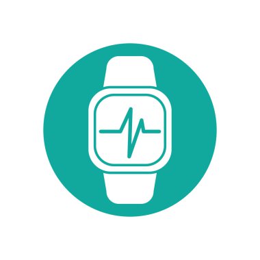 İzole edilmiş akıllı saat ve darbe simgesi blok hattı tasarımı