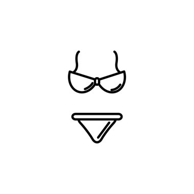 bikini mayo yaz ikonu çizgisi