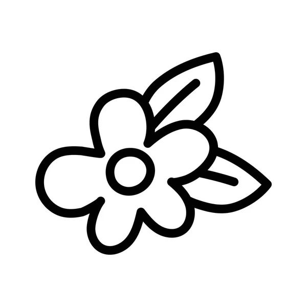 Dekorative Blume Blätter Dekoration Schmuck — Stockvektor