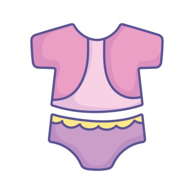 baby shower cute pink clothes female icon