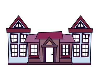 Mahalle evleri dış mimari tasarımı