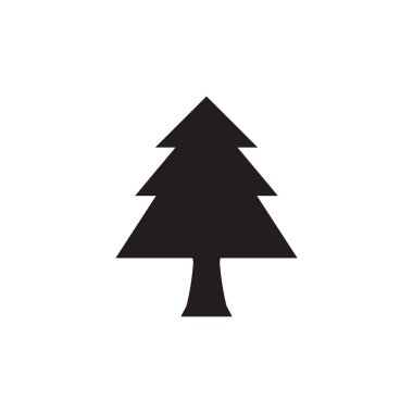 çam ağacı siluet biçimi