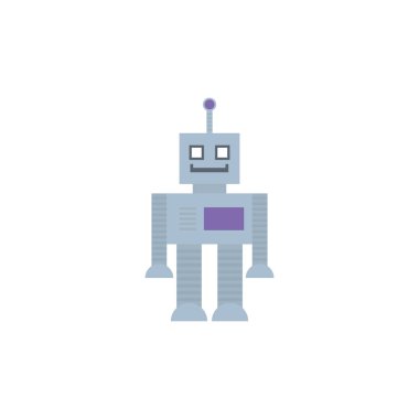 oyuncak robot düz biçim simgesi
