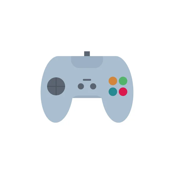 Control del icono del juego de estilo plano — Vector de stock